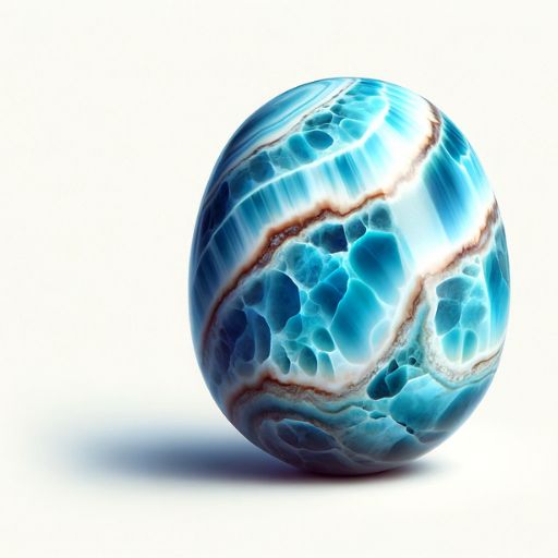 anillos con piedra larimar