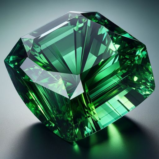 cuarzo con turmalina verde
