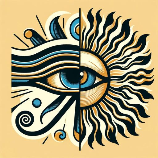 cual es el ojo de horus izquierdo o derecho